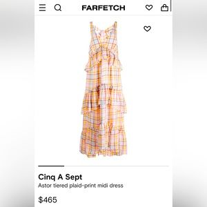 Cinq a sept tiered dress